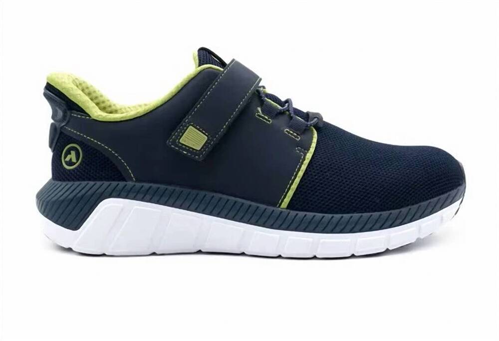 NEW ANODYNE men's no. 46 sport jogger shoes with heel assist in blue green